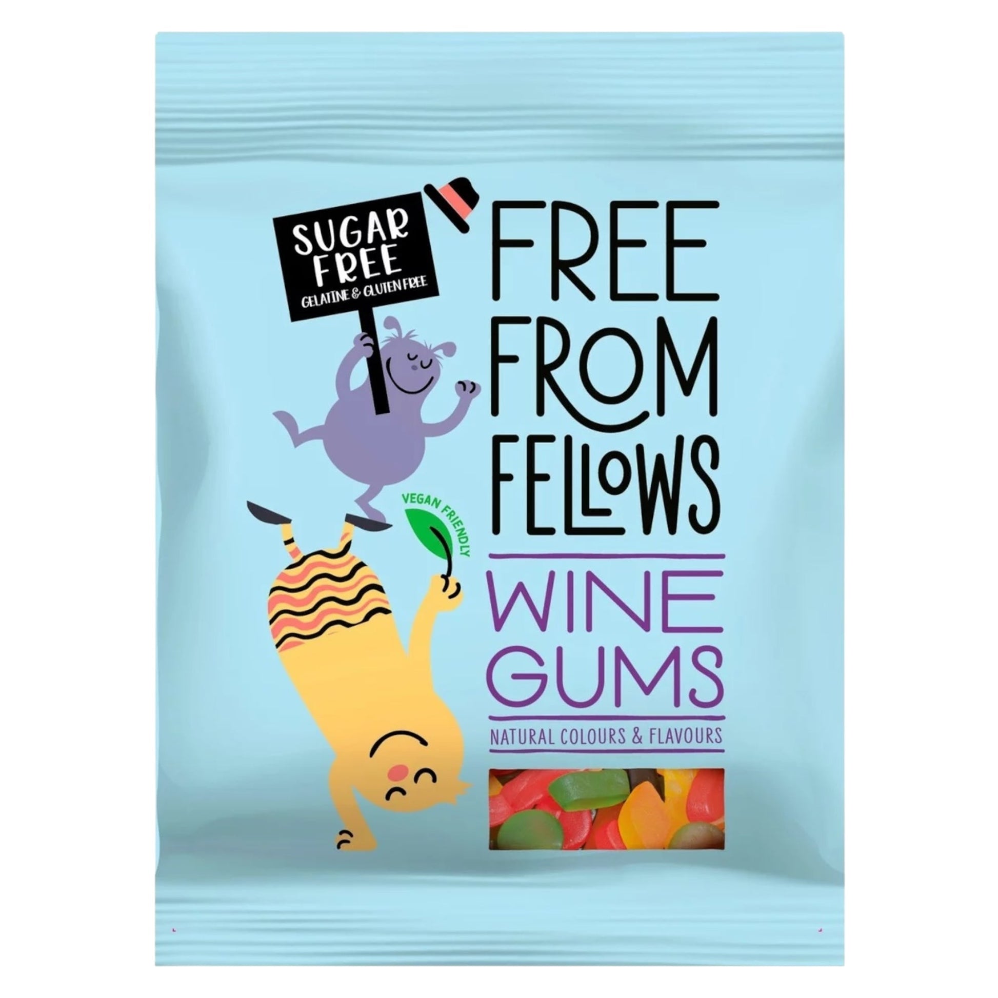 Free From Fellows Wine Gums - Gummy Sweets - Free From Fellows