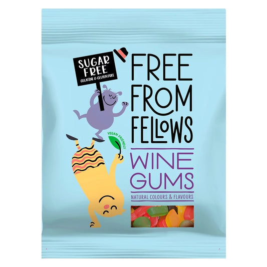 Free From Fellows Wine Gums - Gummy Sweets - Free From Fellows