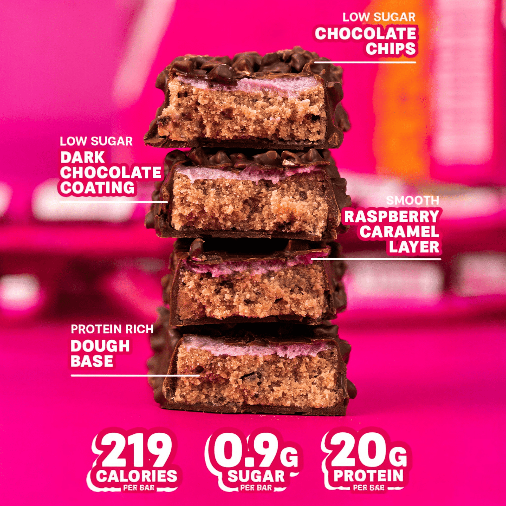 Grenade - Dark Chocolate Raspberry - Protein Bar - Grenade