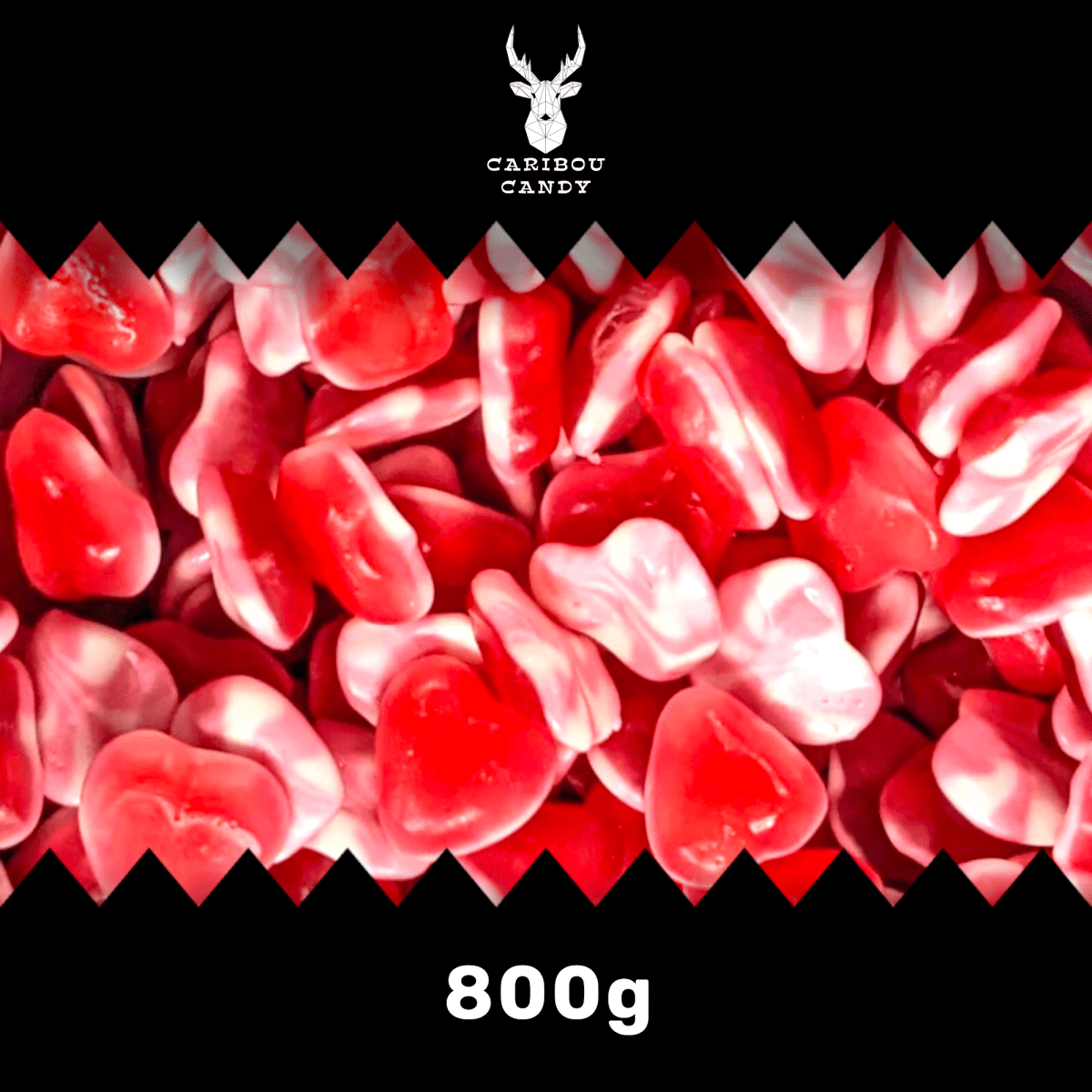 Gummy Heart Twists - Gummy Sweets - Caribou Candy