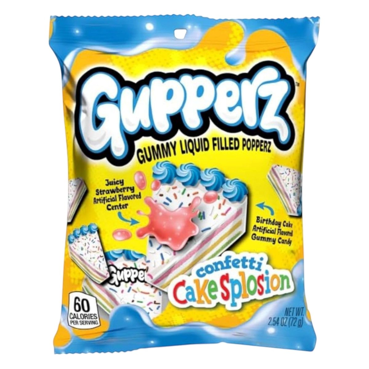 Gupperz Confetti Cake Splosion - Liquid Filled - Gupperz