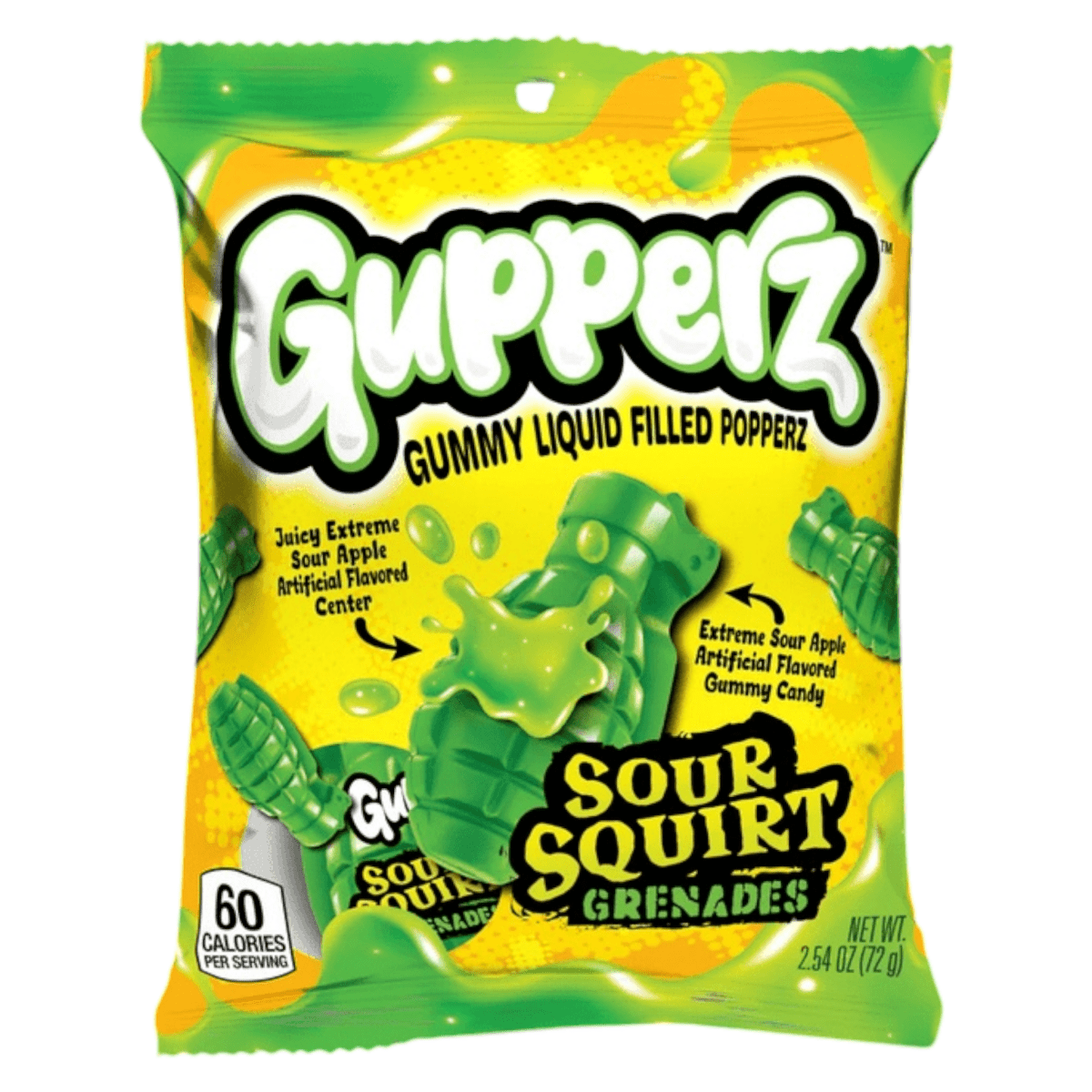 Gupperz Sour Squirt Grenades - Liquid Filled - Gupperz