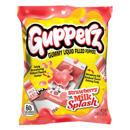 Gupperz Strawberry Milk Splash - Liquid Filled - Gupperz