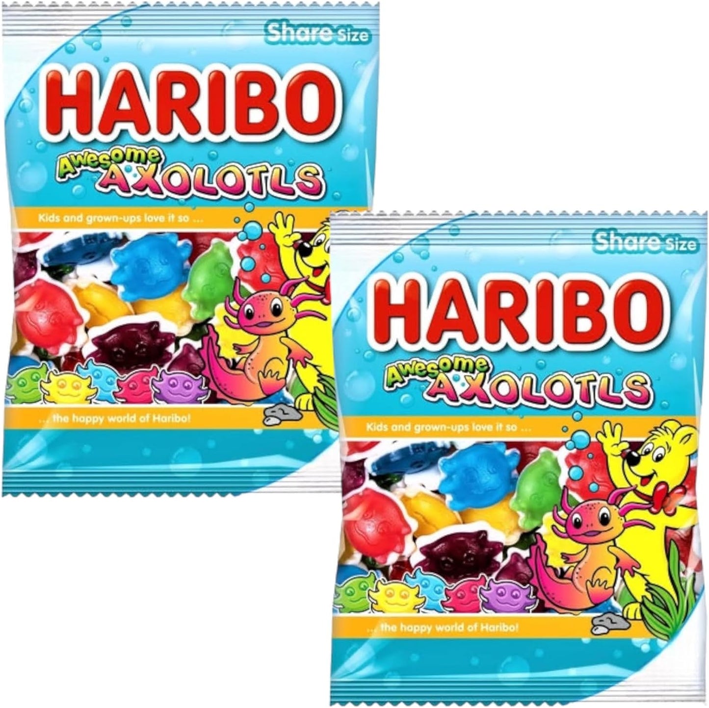 Haribo Awesome Axolotls Share Bag - Caribou Candy