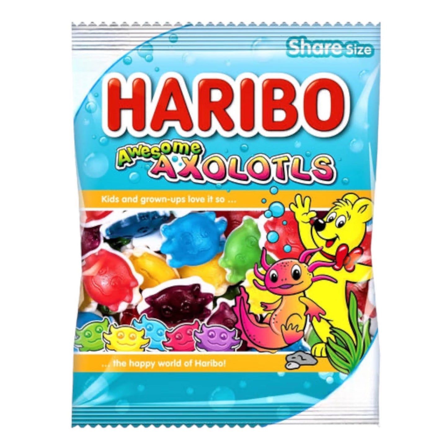 Haribo Awesome Axolotls Share Bag - Caribou Candy