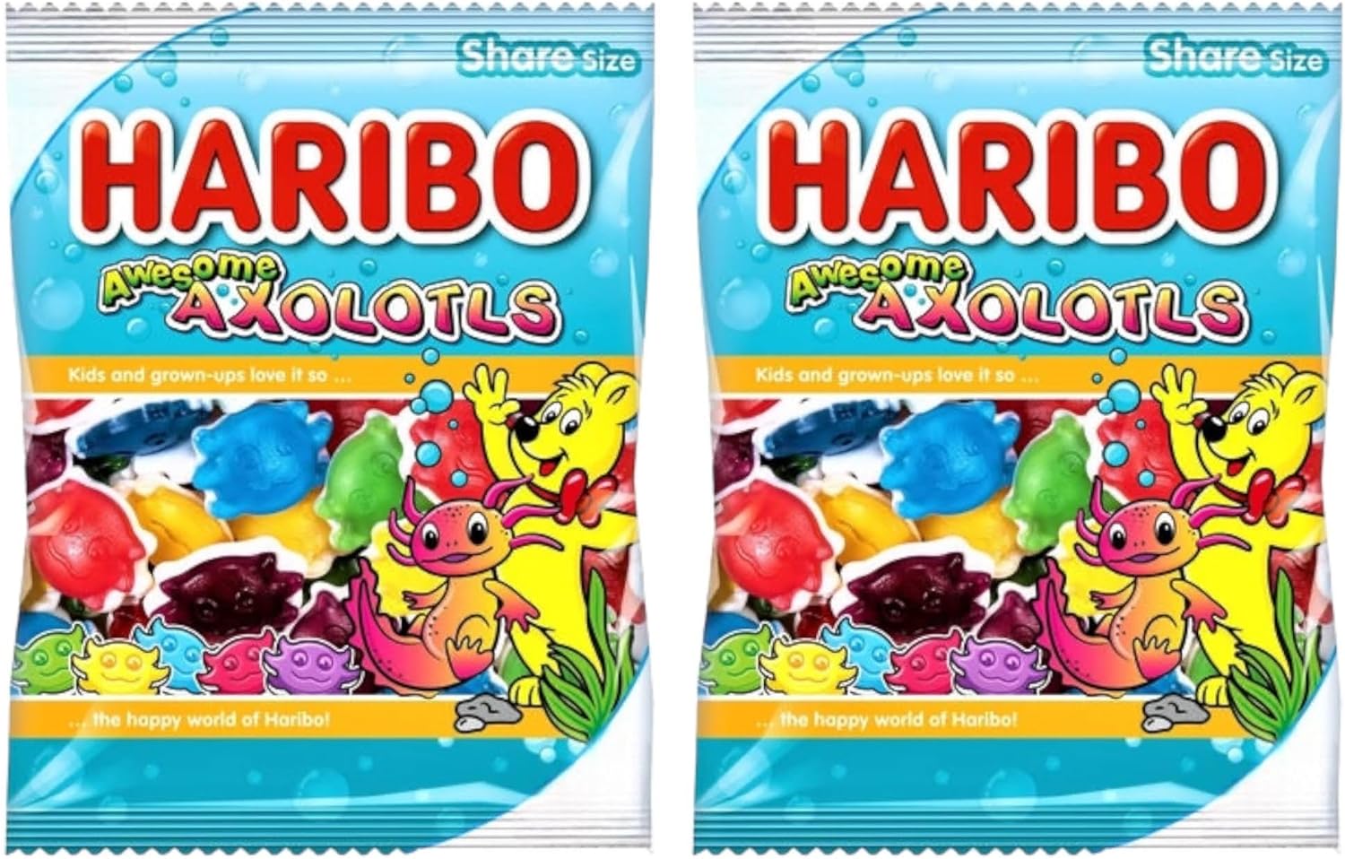 Haribo Awesome Axolotls Share Bag - Caribou Candy