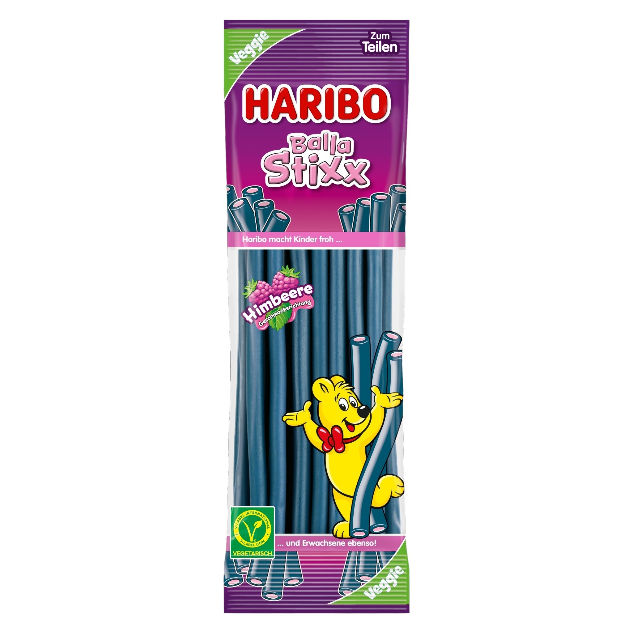 Haribo Balla Stixx Blue Raspberry 200g | German Sweet Range