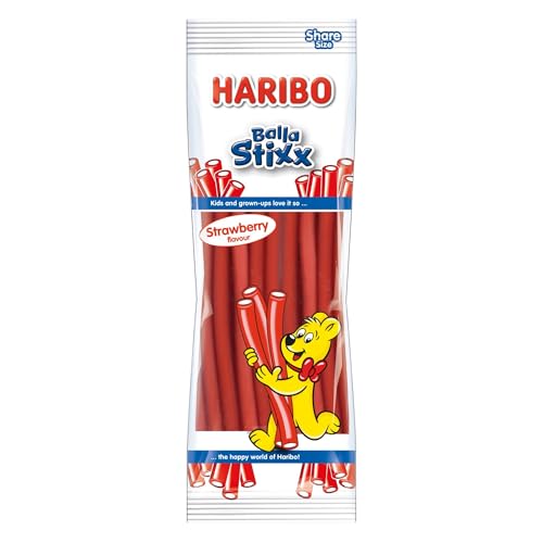 Haribo Balla Stixx Strawberry Laces - Caribou Candy