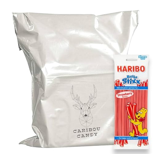 Haribo Balla Stixx Strawberry Laces - Caribou Candy