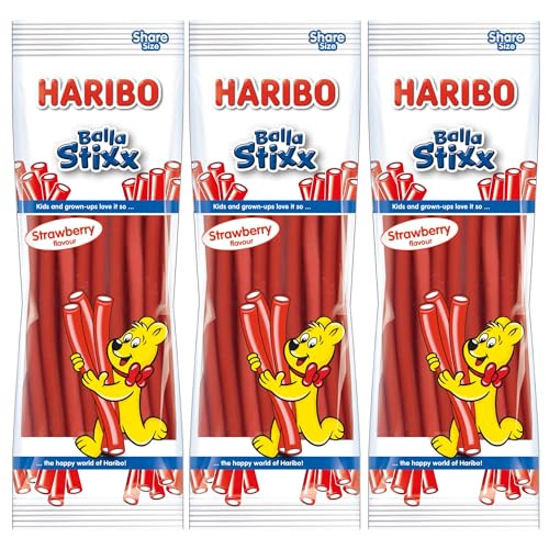 Haribo Balla Stixx Strawberry Laces - Caribou Candy