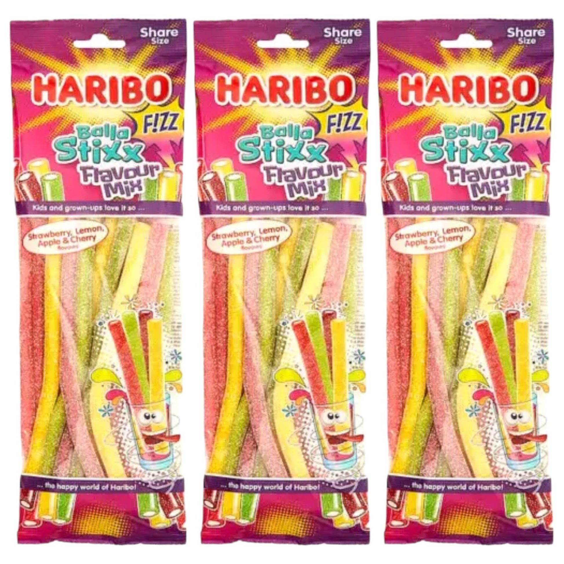 Haribo Balla Stixx Zing Flavour Mix - Caribou Candy