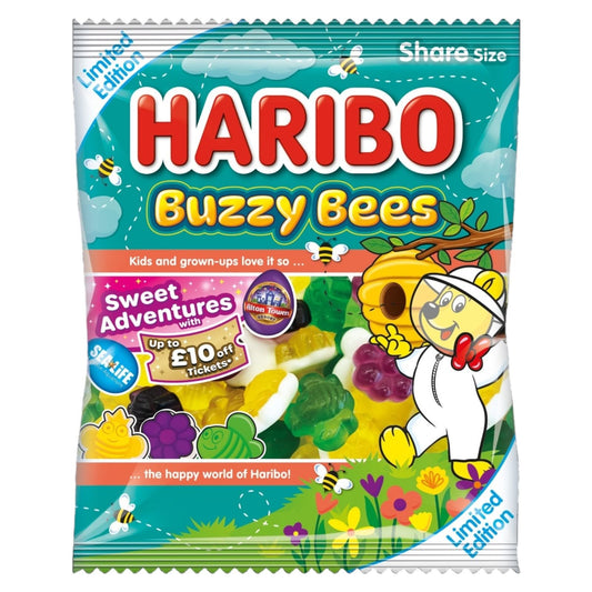 Haribo Buzzy Bees - Share Bag - Caribou Candy