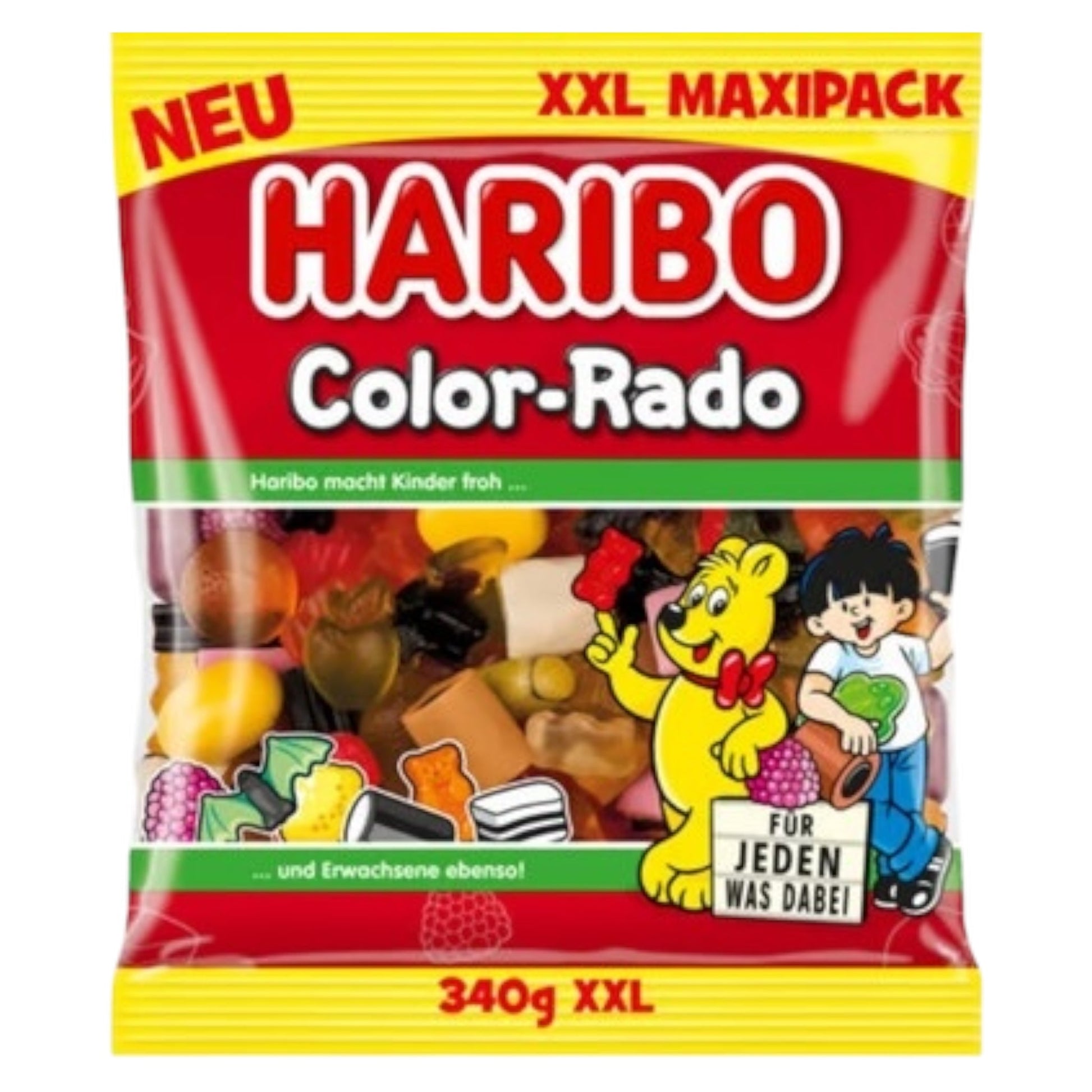Haribo Color - Rado XXL - Gummy Fizzy Sweets - Haribo