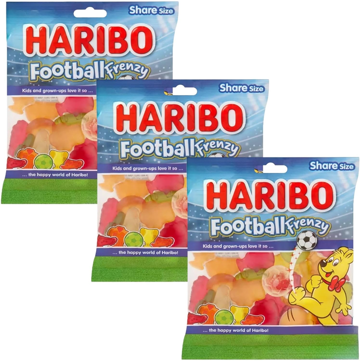 Haribo Football Frenzy - Share Bag - Caribou Candy