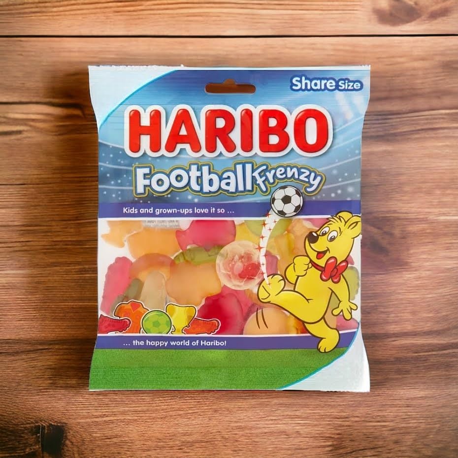 Haribo Football Frenzy - Share Bag - Caribou Candy