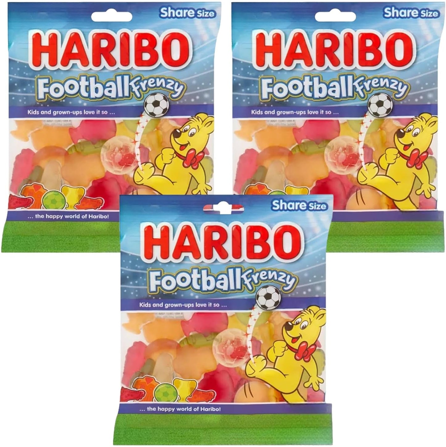 Haribo Football Frenzy - Share Bag - Caribou Candy