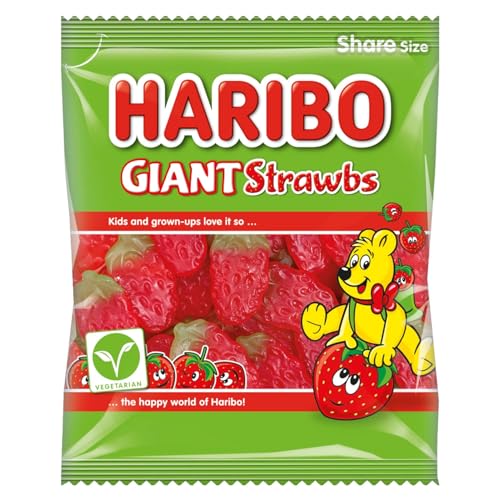 Haribo Giant Strawberry Strawbs - Caribou Candy