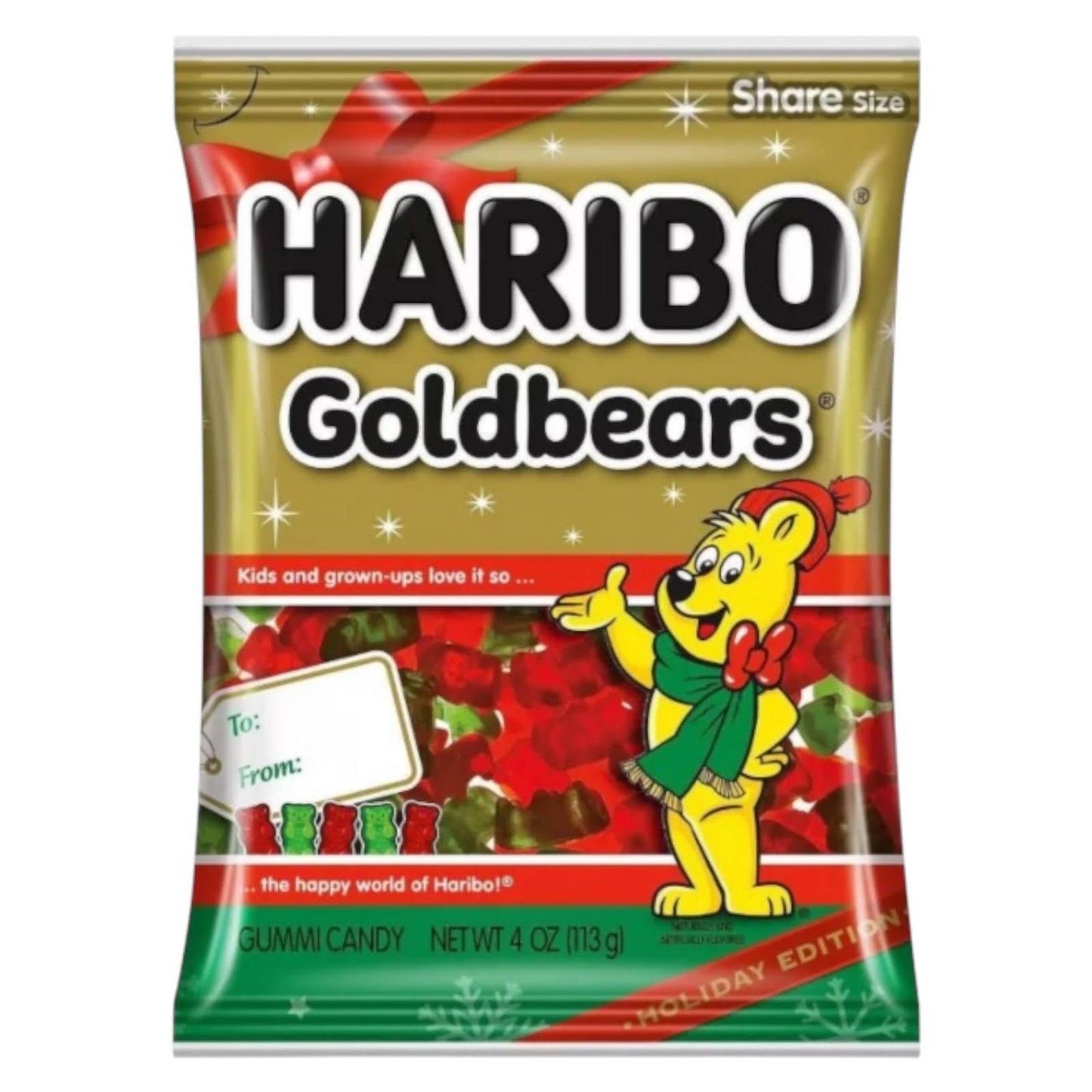 Haribo Goldbears Xmas Mix - Share Bag - Caribou Candy