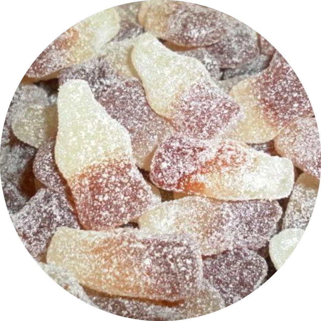 Haribo Happy Cola Bottles Zing Share Bag - Caribou Candy