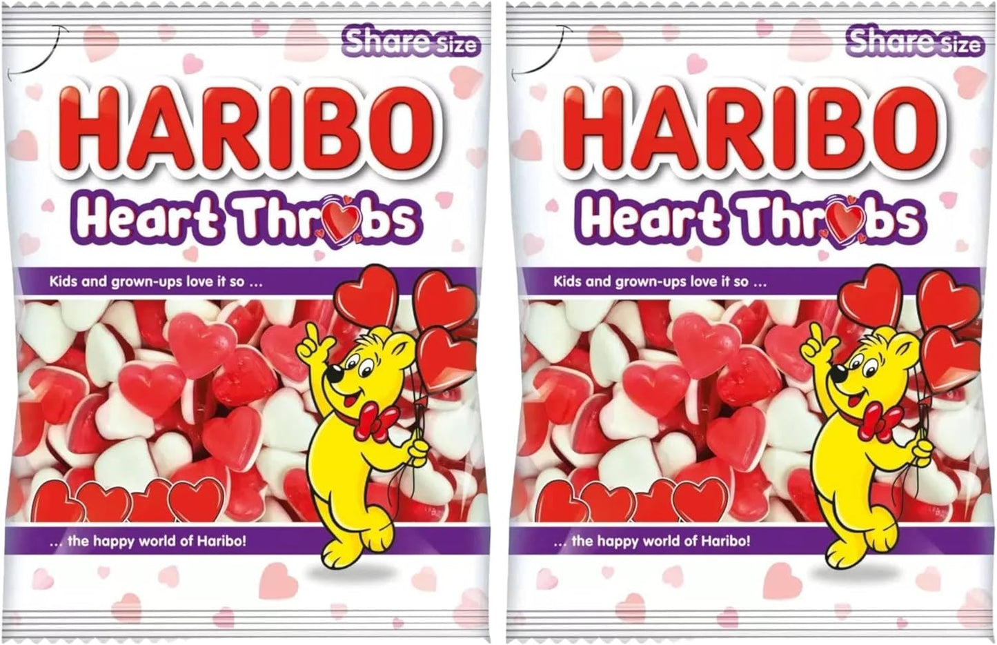 Haribo Heart Throbs - Share Bag - Caribou Candy