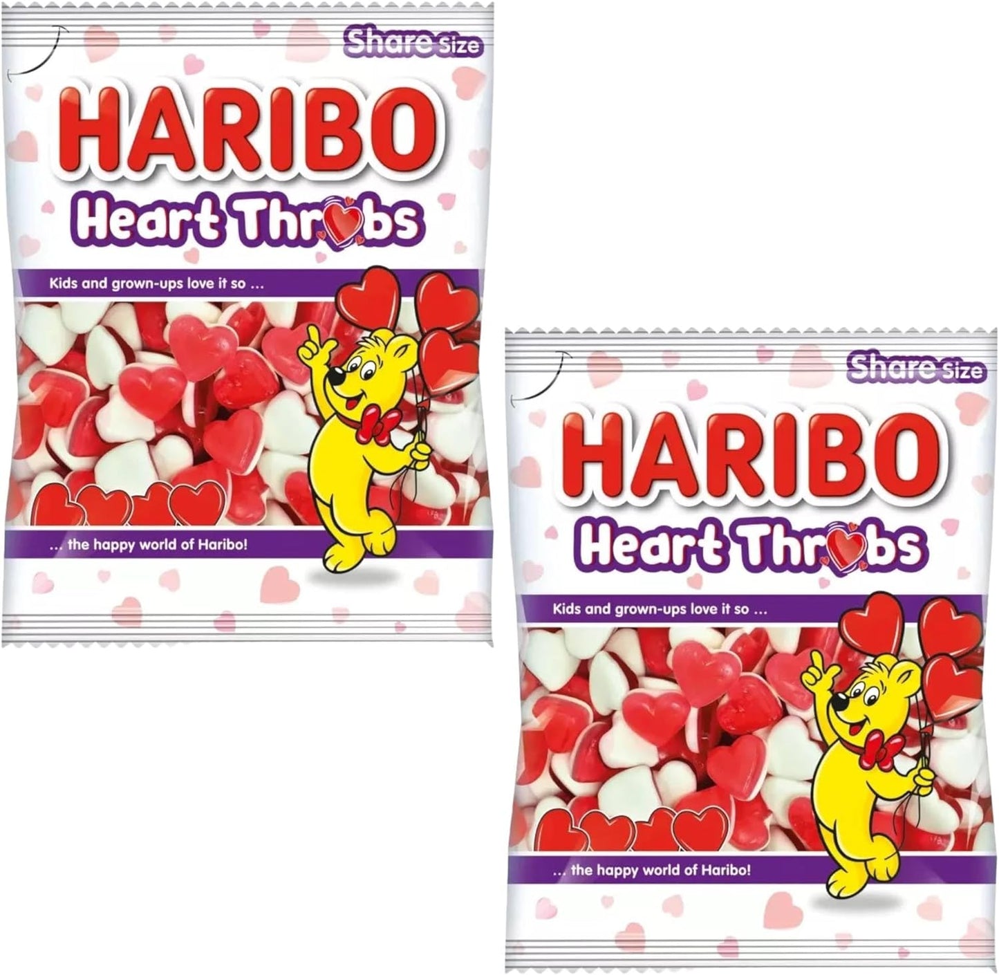 Haribo Heart Throbs - Share Bag - Caribou Candy