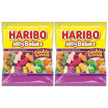 Haribo Jelly Babies Double Trouble Share Bag - Caribou Candy