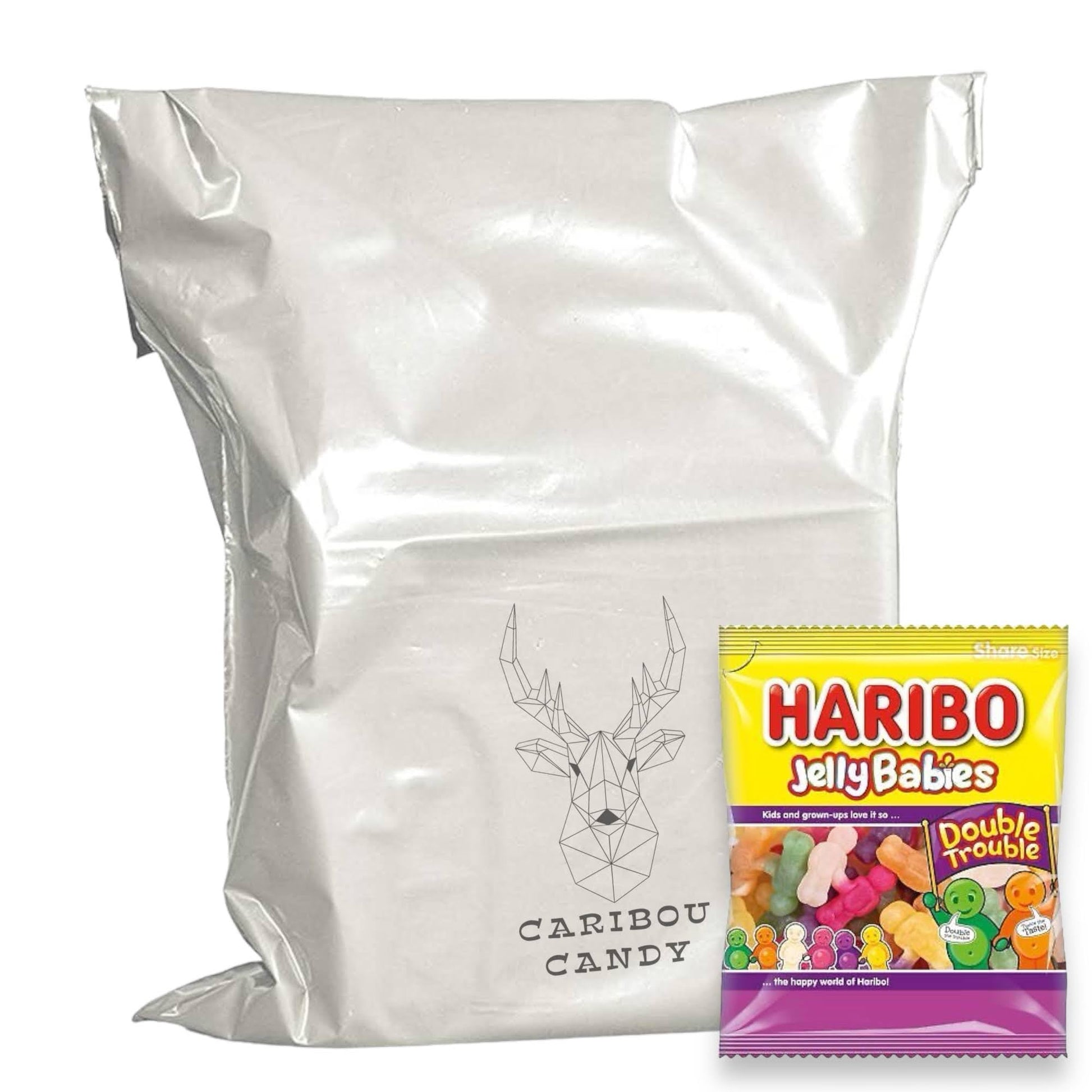 Haribo Jelly Babies Double Trouble Share Bag - Caribou Candy