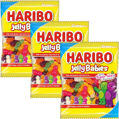 Haribo Jelly Babies Super Juicy Share Bag - Caribou Candy