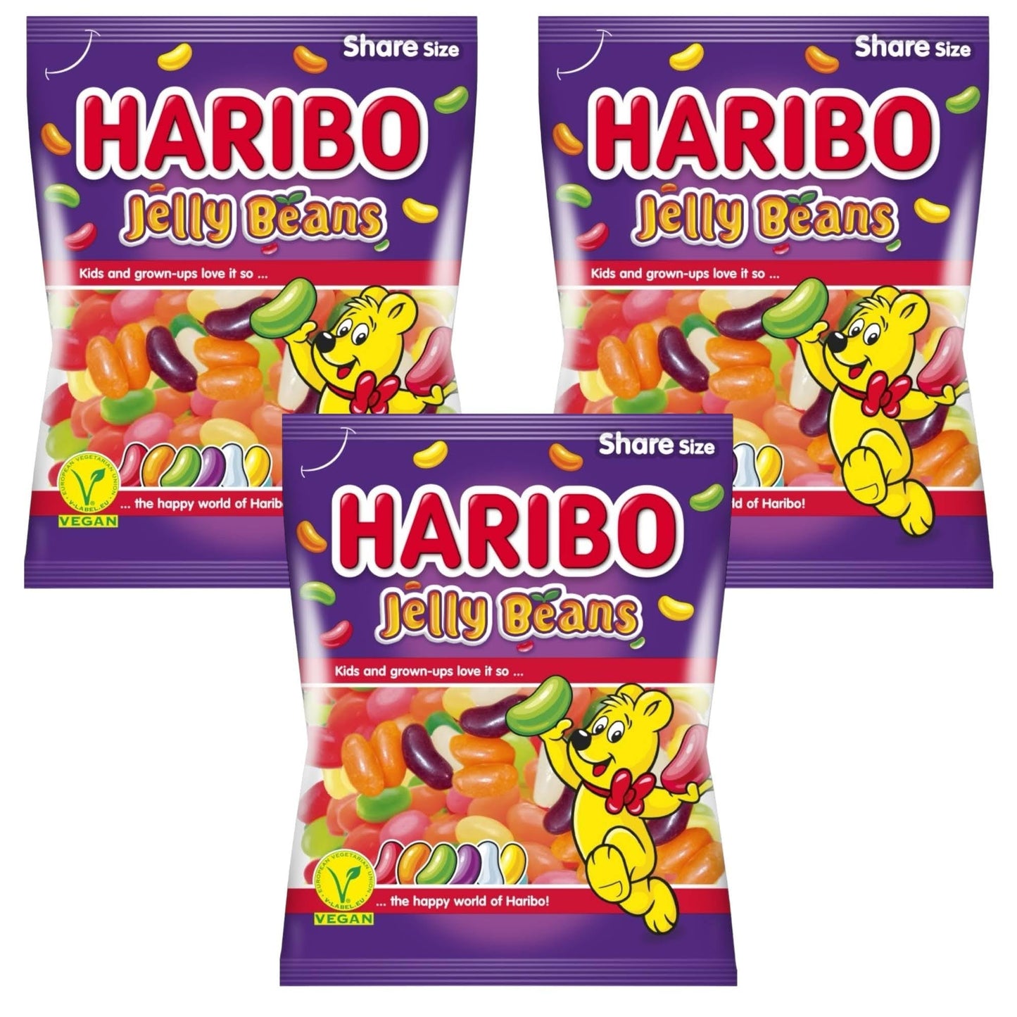 Haribo Jelly Beans - Share Bag - Caribou Candy