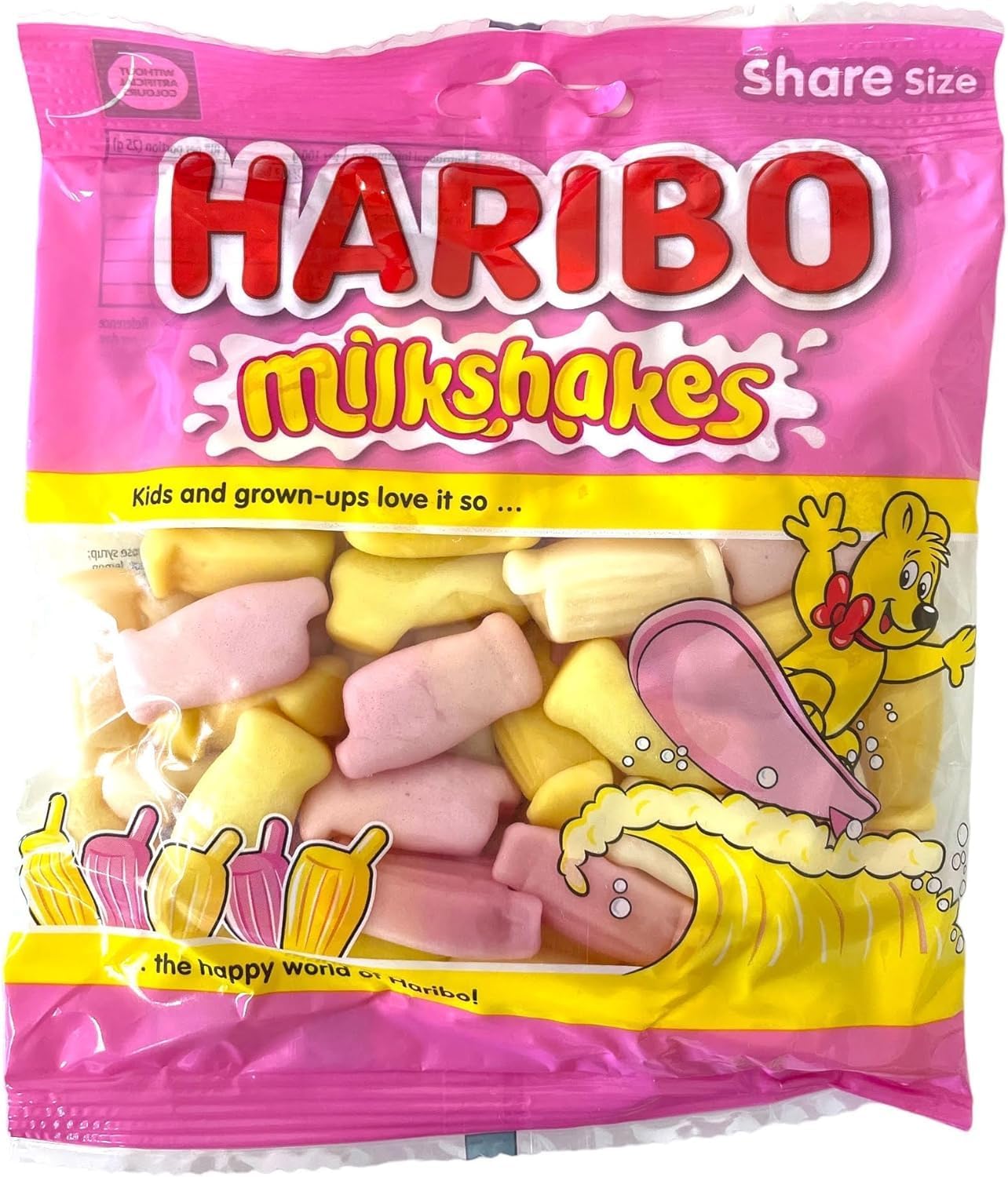 Haribo Milkshakes Chewy Sweets - Caribou Candy