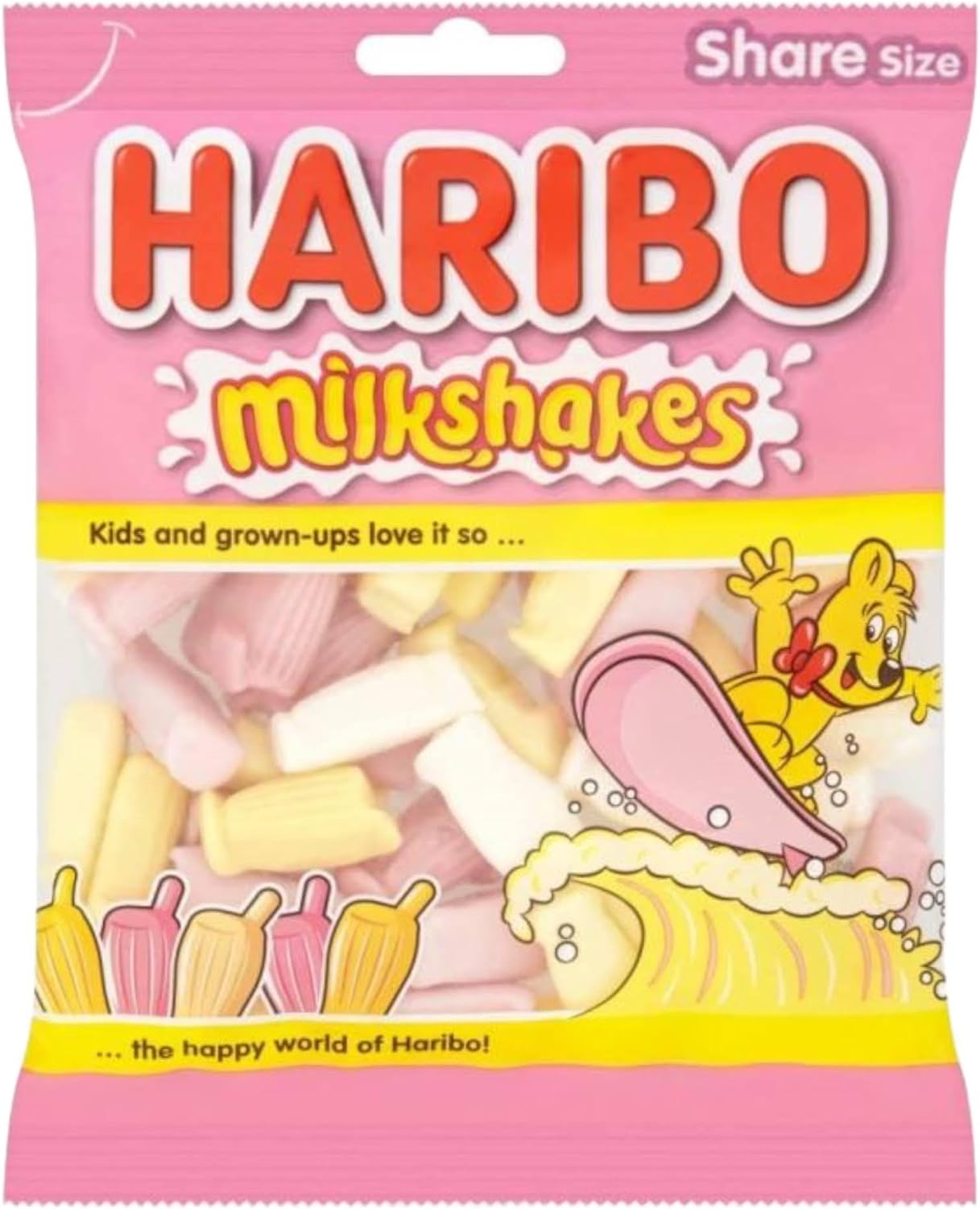 Haribo Milkshakes Chewy Sweets - Caribou Candy