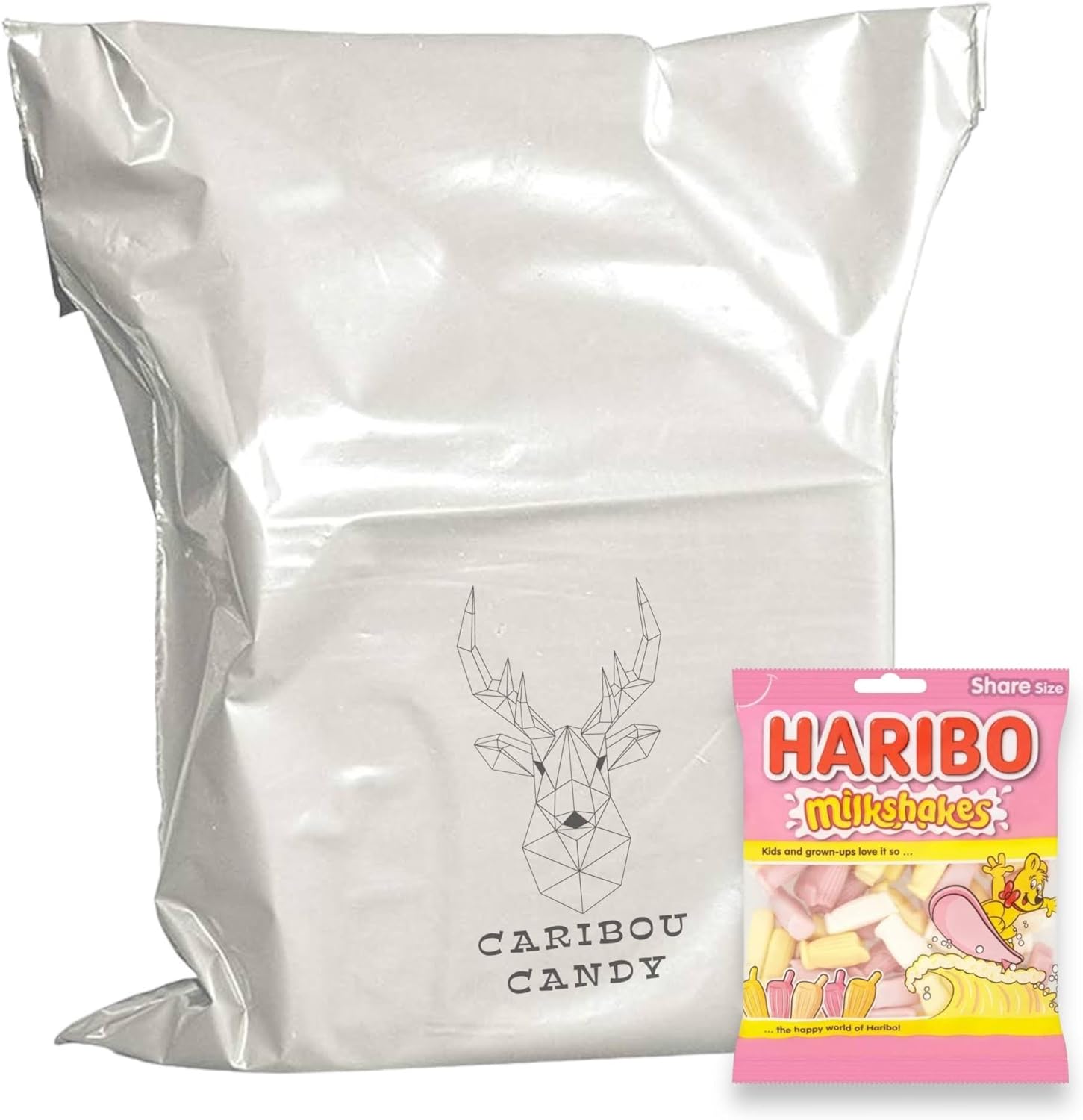 Haribo Milkshakes Chewy Sweets - Caribou Candy