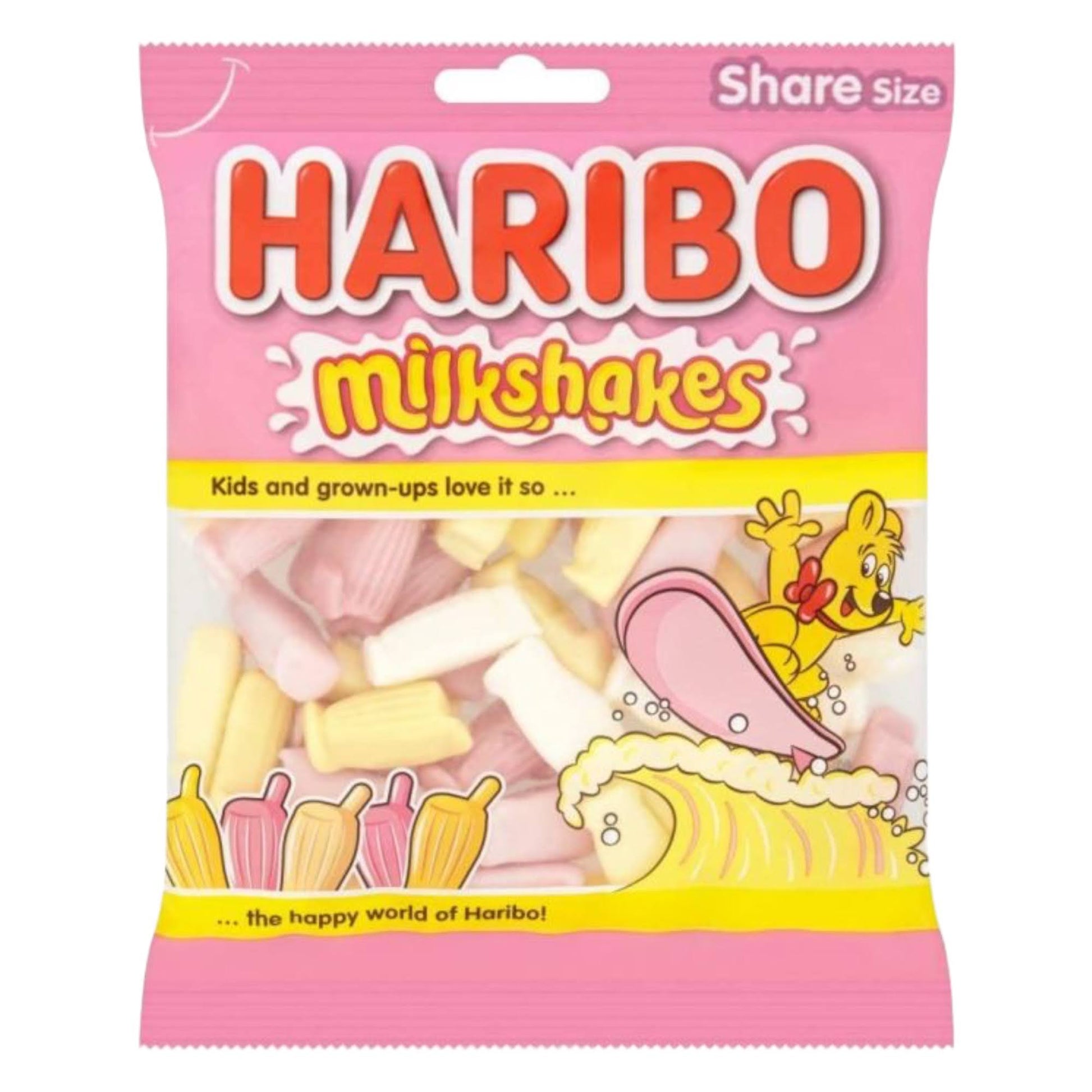 Haribo Milkshakes Chewy Sweets - Caribou Candy