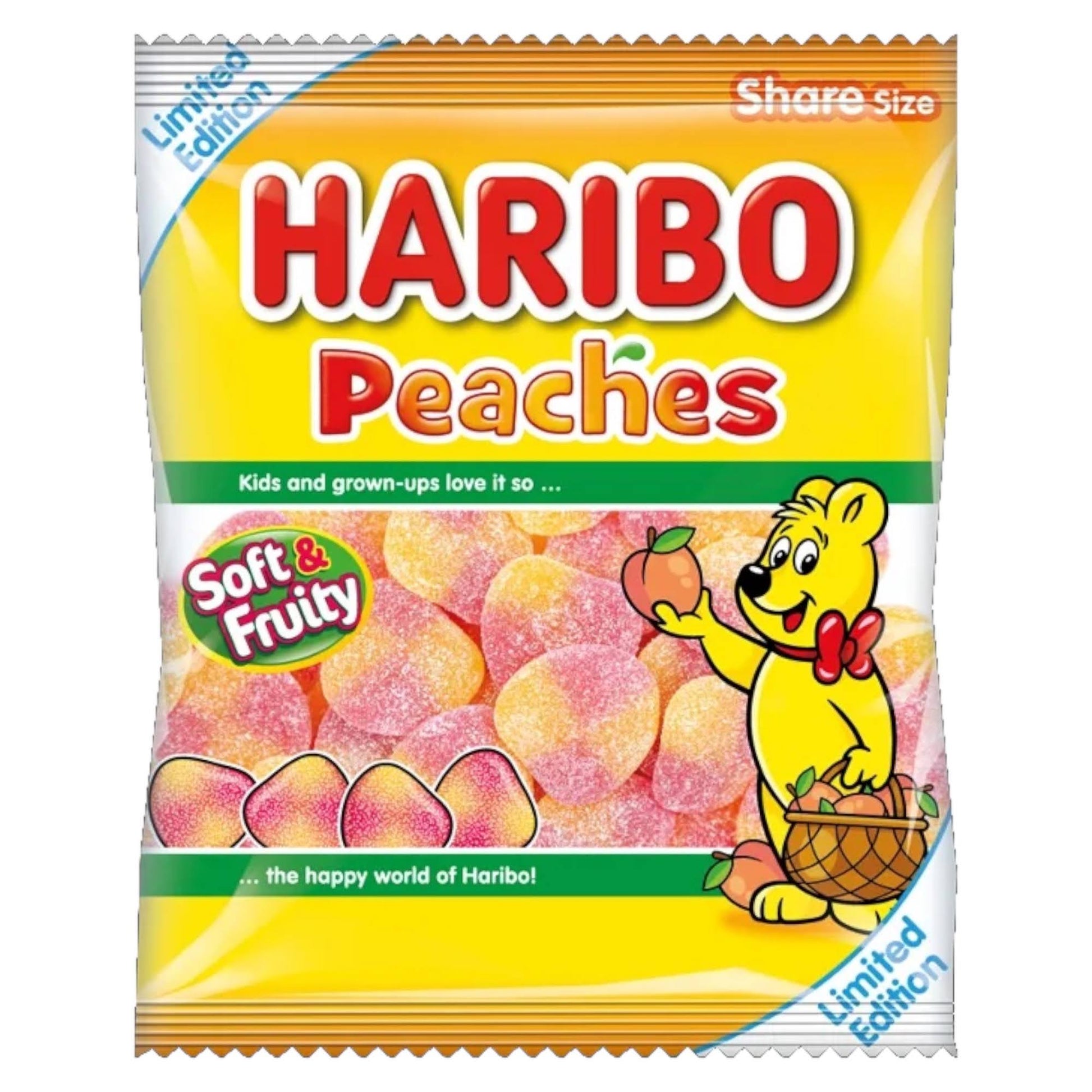 Haribo Peaches - Share Bag - Caribou Candy