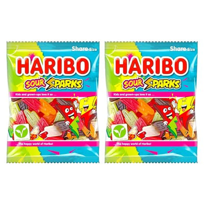 Haribo Sour Sparks Share Bag - Caribou Candy