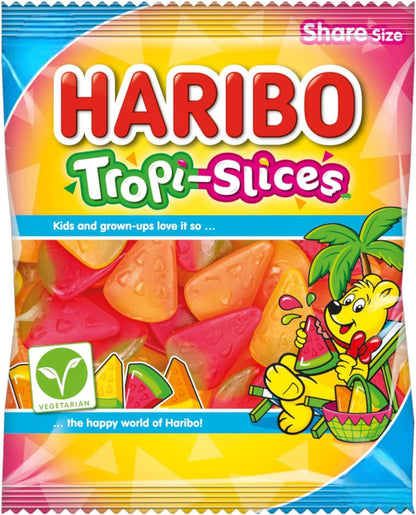 Haribo Tropi-Slices Share Bag - Caribou Candy