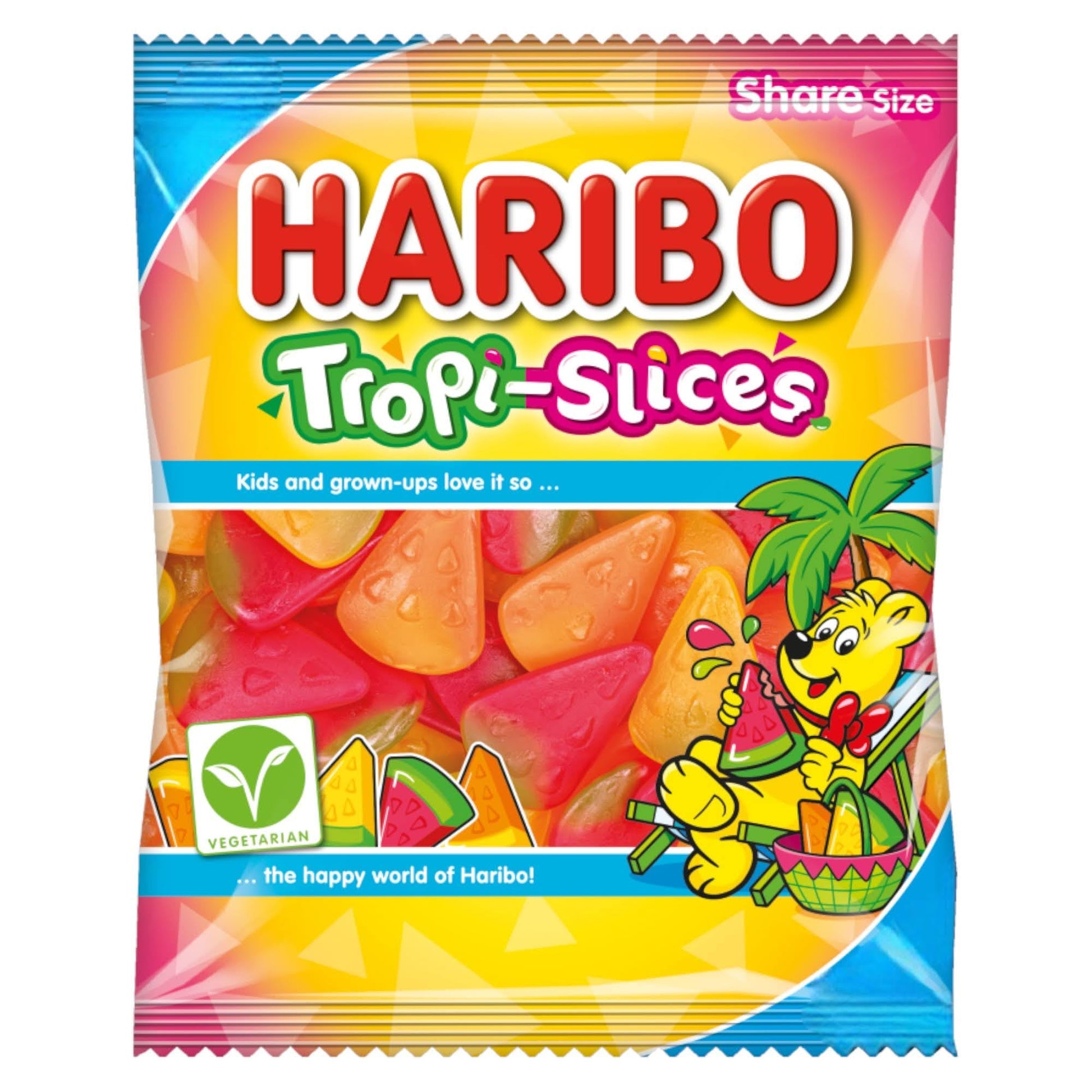 Haribo Tropi-Slices Share Bag - Caribou Candy