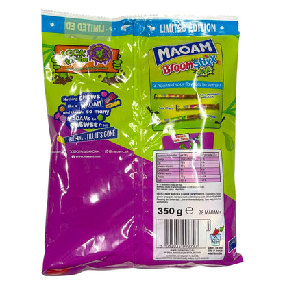 Maoam BroomStixx Sour - 350g - Chewy Sweets - Maoam