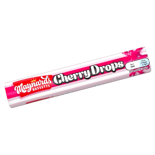 Maynards Cherry Drops - Hard Sweets - Maynards Bassetts