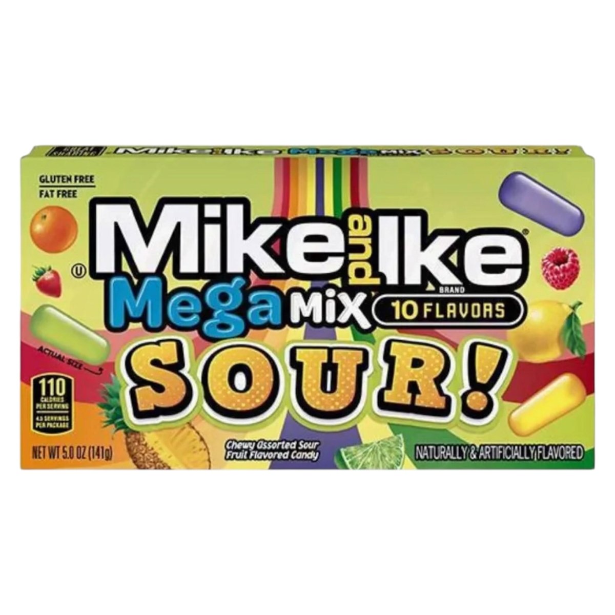 Mike and Ike Mega Mix Sour Chewy Candy 120g - Sweets - Mike and Ike