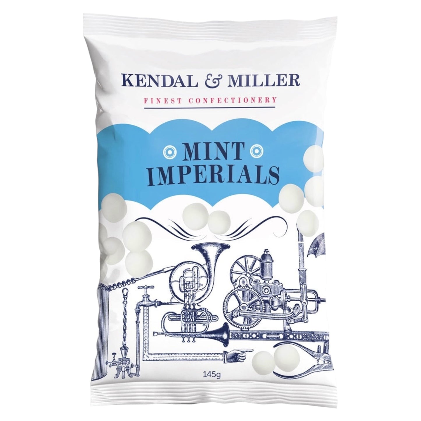 Pack of Kendal & Miller Mint Imperials on a white background