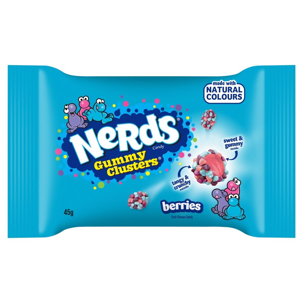 Nerds Gummy Clusters Berries - 45g Pouch - Caribou Candy