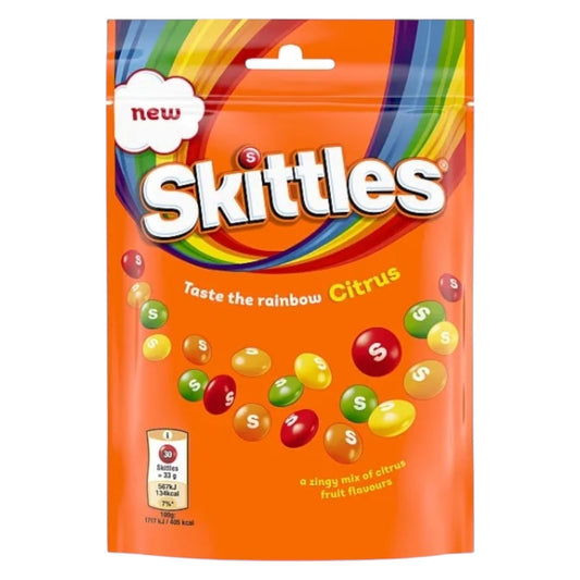 Skittles Citrus – (136g) - Chewy Sweets - Skittles