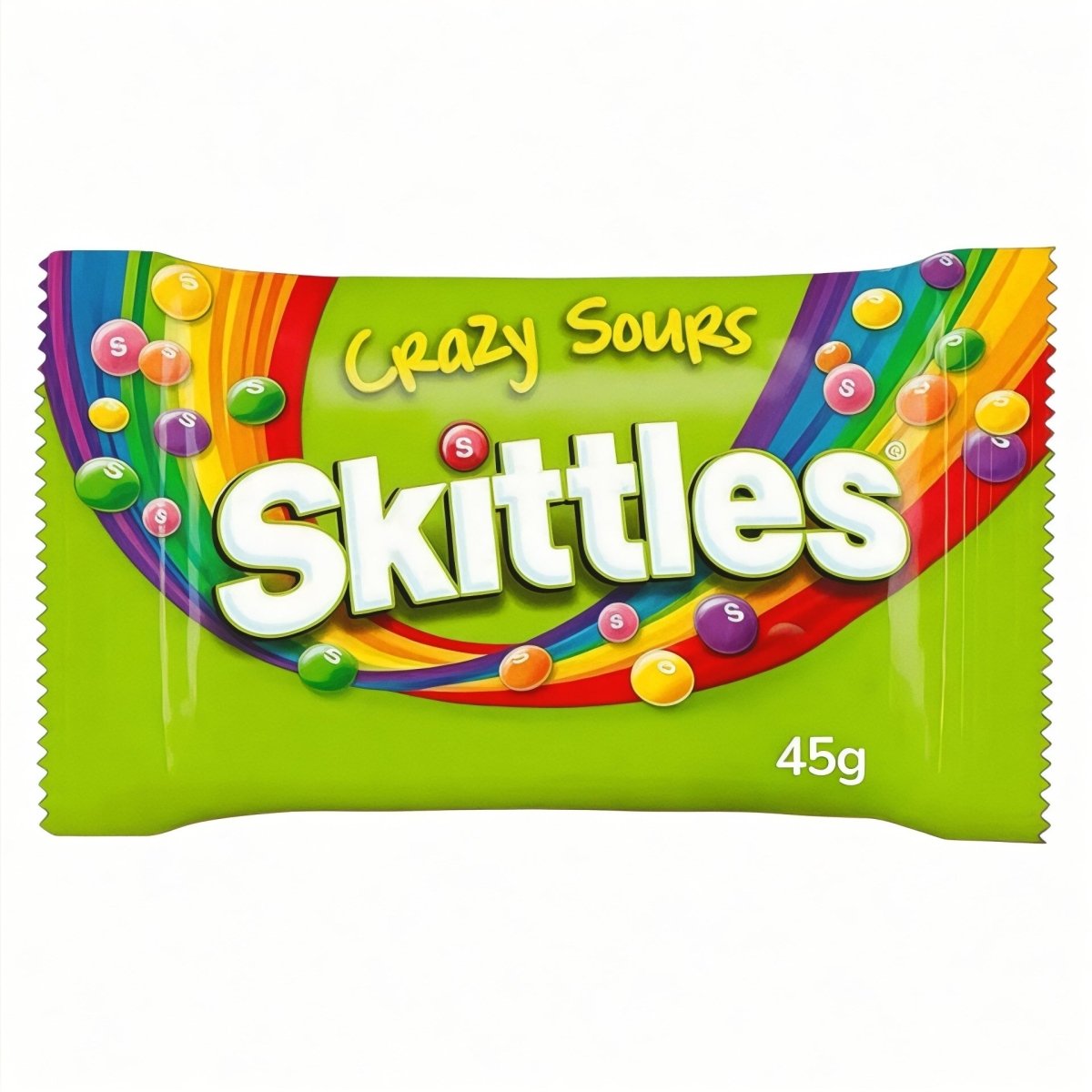 Skittles Crazy Sours - 45g - Chewy Sweets - Skittles