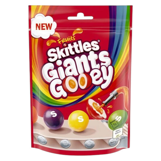 Skittles Giants Gooey Fruits - 125g - Chewy Sweets - Skittles