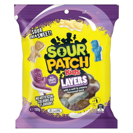 Sour Patch Kids Layers - Australian - Sour Sweets - Sour Patch Kids