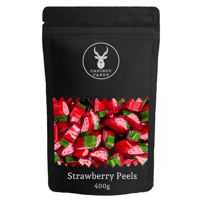 Strawberry Peel Slices - Liquorice Slices - Caribou Candy