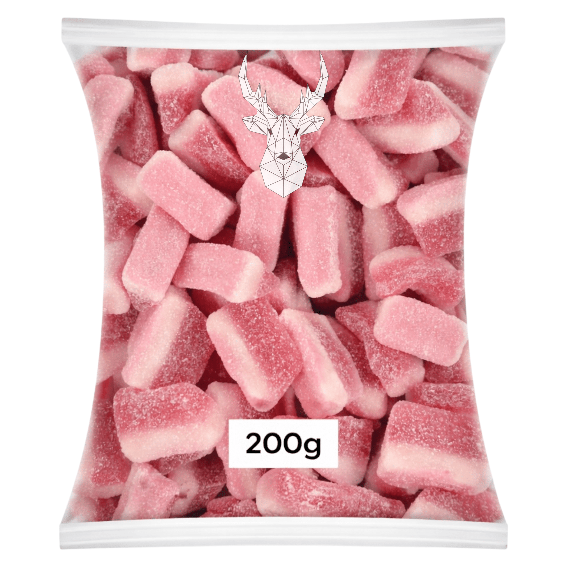 Strawberry Slices - Gummy Fizzy Sweets - Caribou Candy