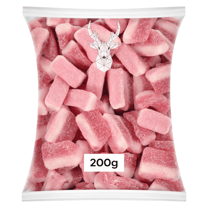 Strawberry Slices - Gummy Fizzy Sweets - Caribou Candy
