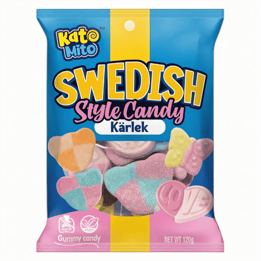 Swedish Style Candy - Kärlek - Gummy Fizzy Sweets - Kato Mito